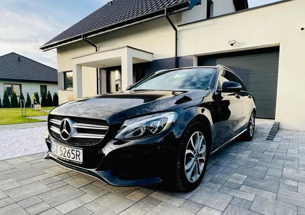 śląskie Mercedes-Benz Klasa C cena 83900 przebieg: 97000, rok produkcji 2017 z Będzin